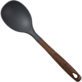 Fmxtn Deep Silicone Scraper Spoon Walnut Handle Charcoal 30 cm - Product view